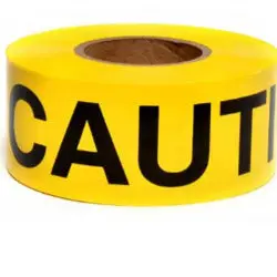 Caution Caution Barricade Tape Yellow And Black | Merco Tape® M224 1