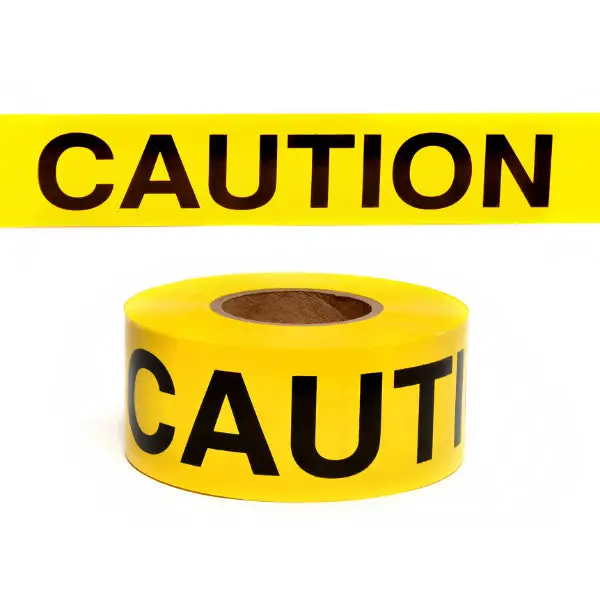 Caution Caution Barricade Tape Yellow And Black | Merco Tape® M224 1