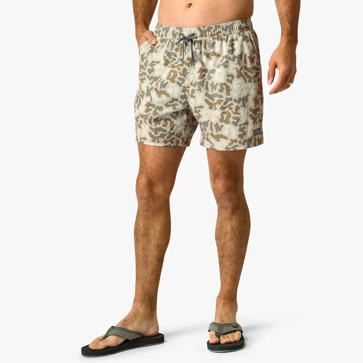 Strike Swim Shorts | Sand Grouper Camo 3