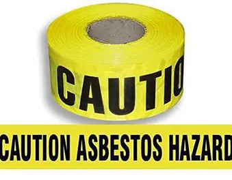 Hazmat Warning Tapes ~ Asbestos, Lead, Hazardous Area And Other Legends | Merco Tape™ 2