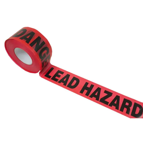 Hazardous Materials Warning Tape – Asbestos, Lead & General Hazard Legends | Merco Tape™