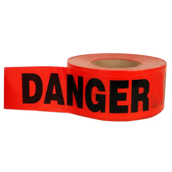 Danger Danger Barricade Tape In Red And Black | Merco Tape® M234 1