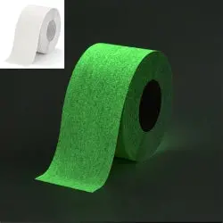 Anti-Slip Photoluminescent (Glow) Tape ~ Abrasive For Indoor Use | Merco Tape® M420 5