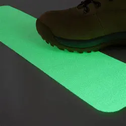 Anti-Slip Photoluminescent (Glow) Tape ~ Abrasive For Indoor Use | Merco Tape® M420 6