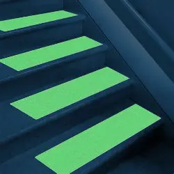 Anti-Slip Photoluminescent (Glow) Tape ~ Abrasive For Indoor Use | Merco Tape® M420 7