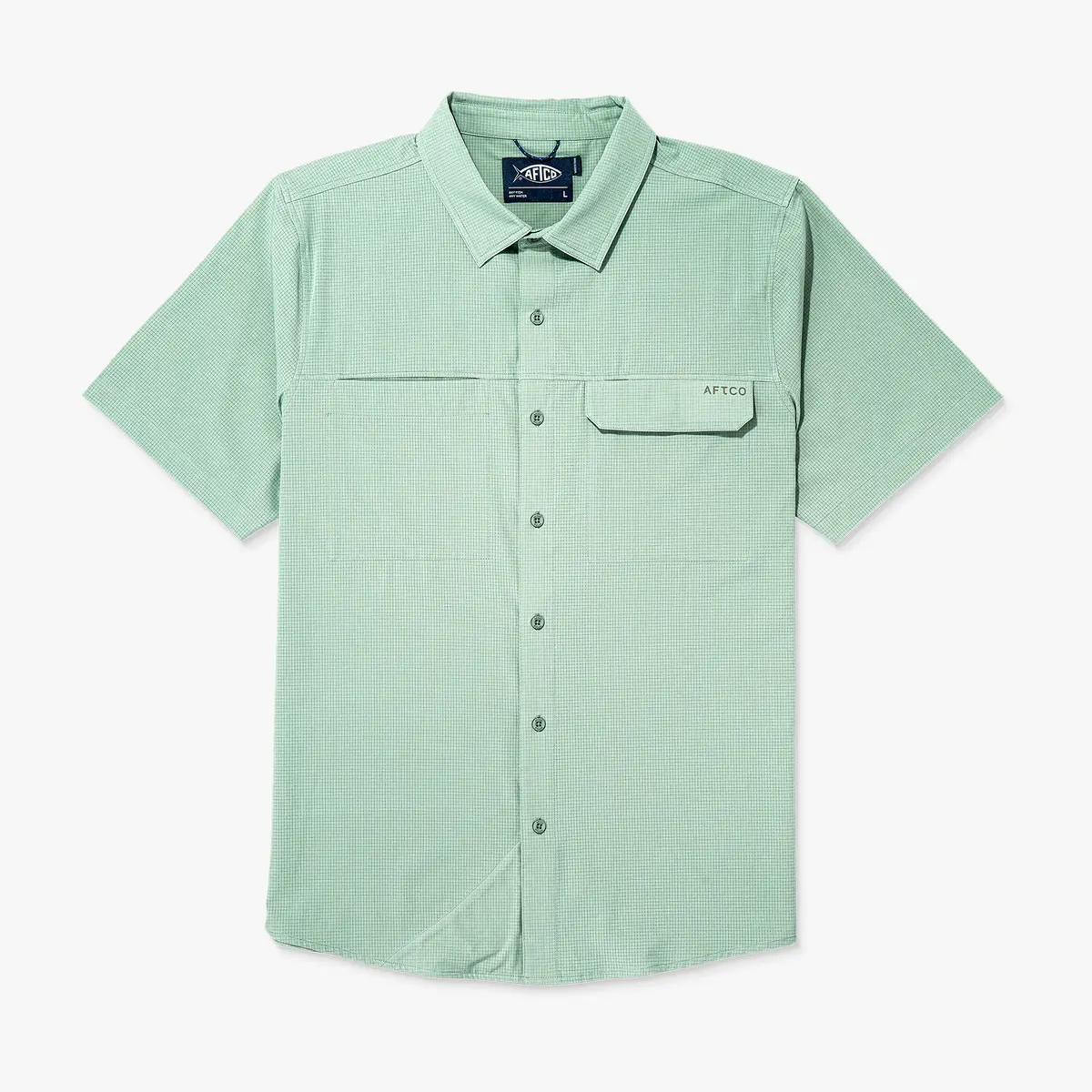 Air-O Mesh Ss Button Down Shirt 1