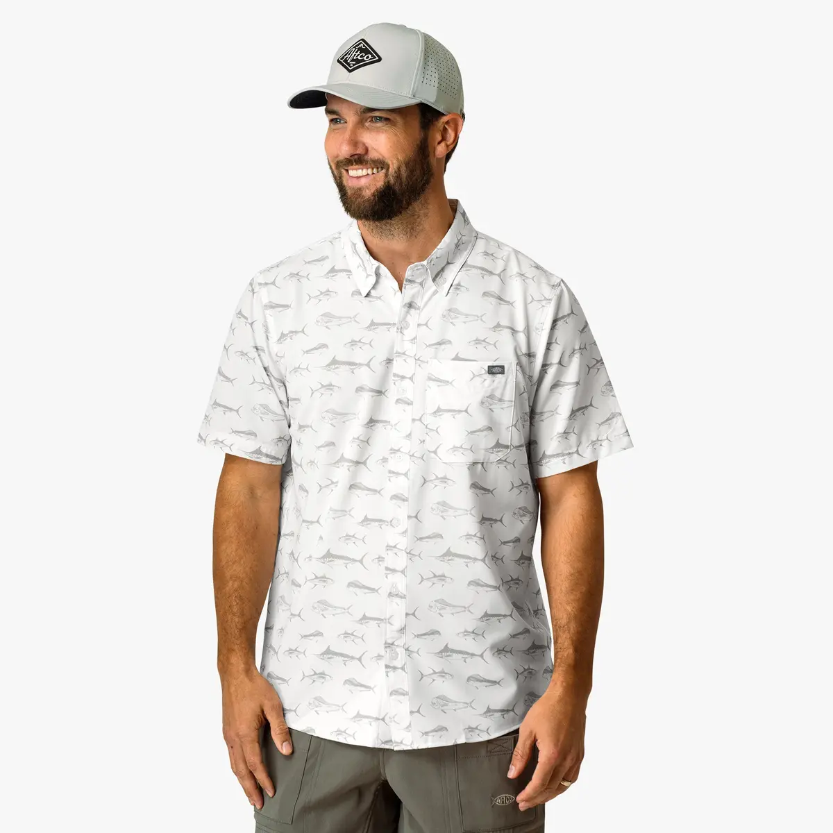 Boatbar Ss Button Down Shirt | White 2