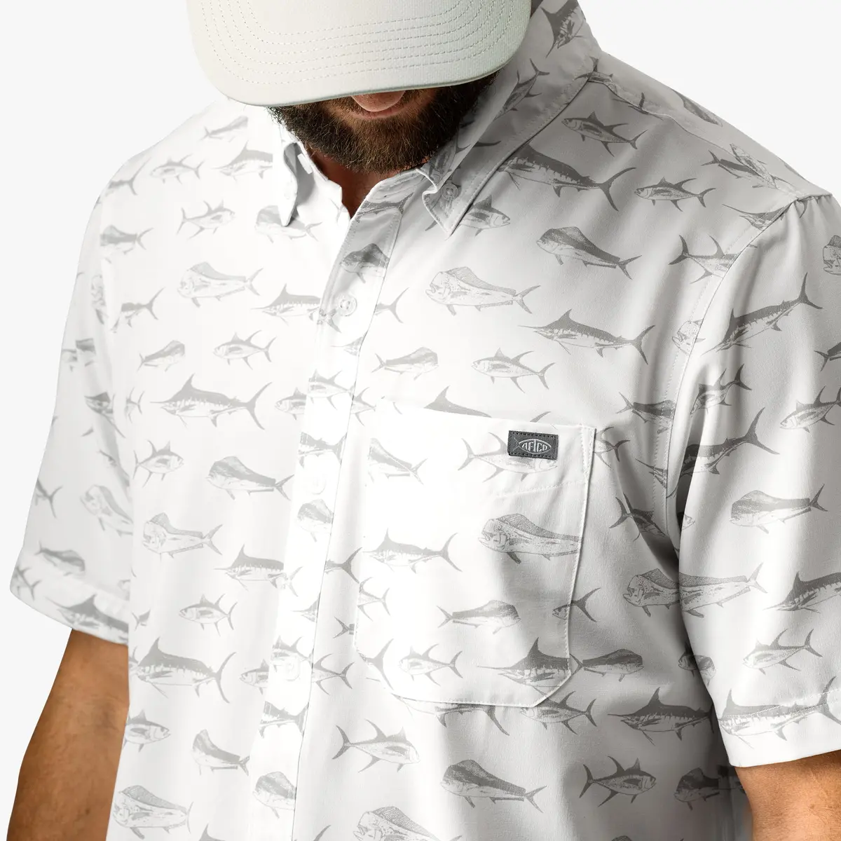 Boatbar Ss Button Down Shirt | White 6