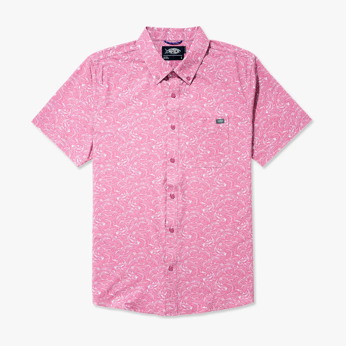 Boatbar Ss Button Down Shirt | Wild Rose 1