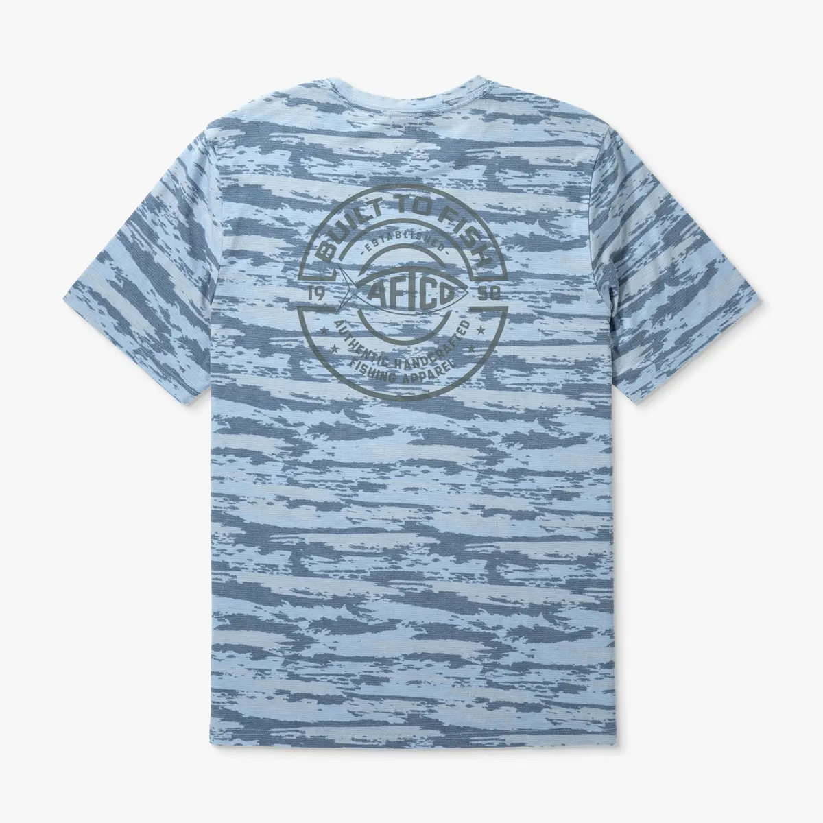 Ocean Bound Ss Printed Performance Shirt 1