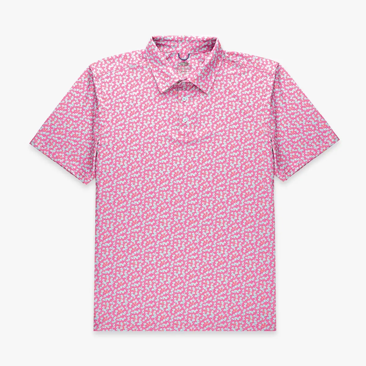 Cypress Printed Performance Polo Shirt 1