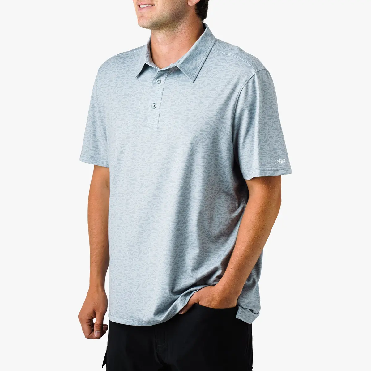 Cypress Printed Performance Polo Shirt 7