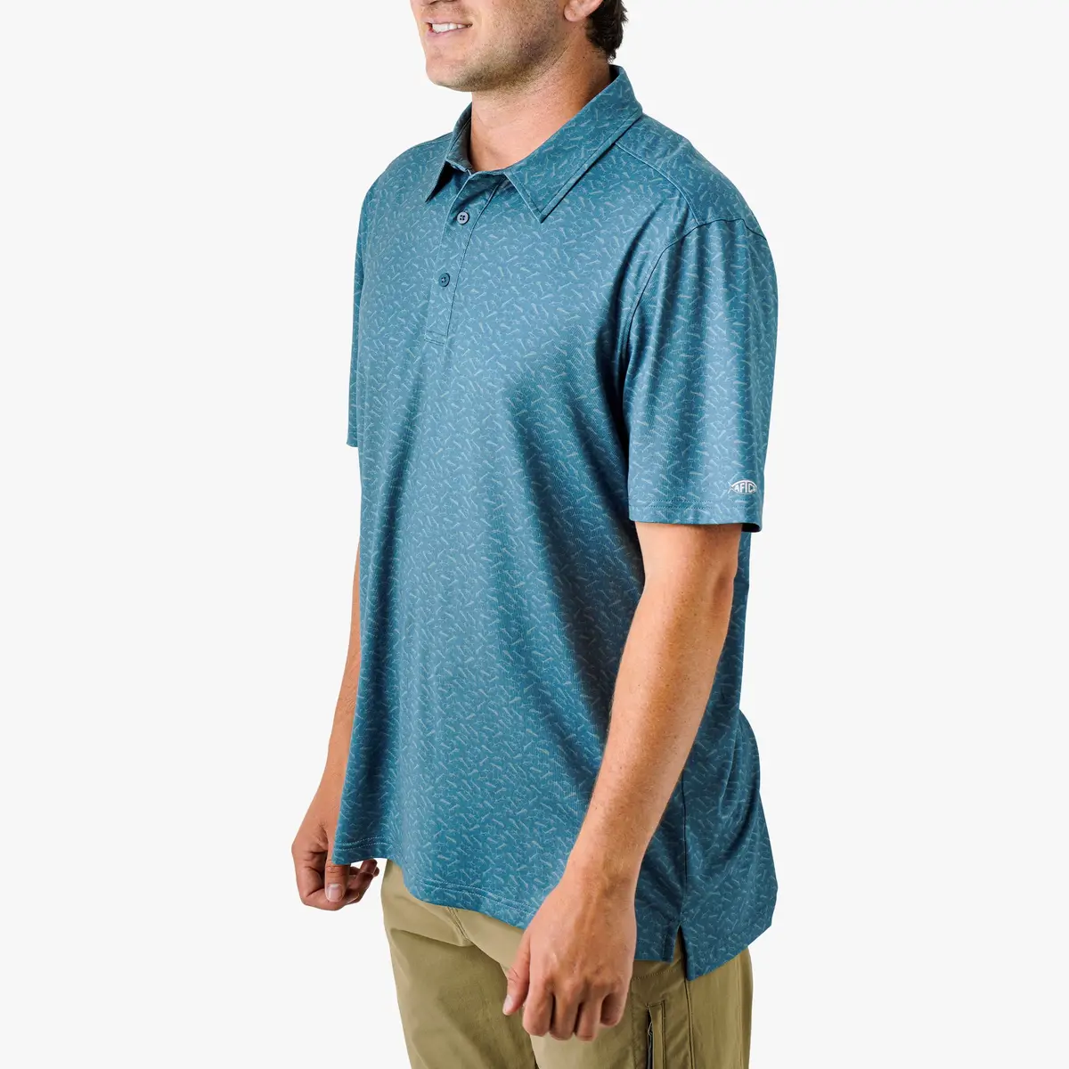 Cypress Printed Performance Polo Shirt 3