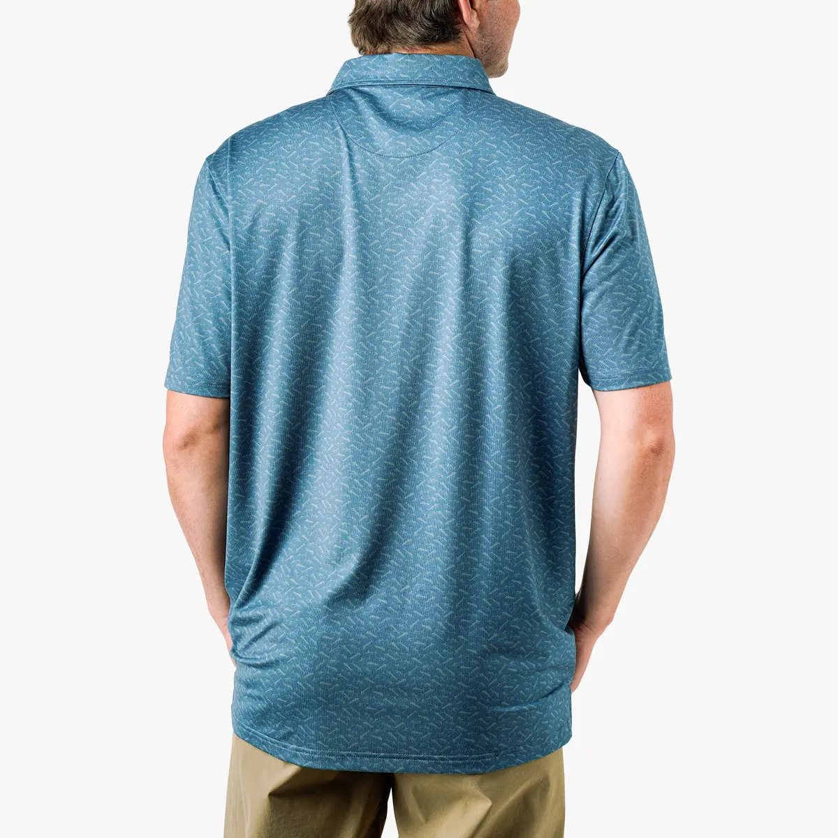 Cypress Printed Performance Polo Shirt 5