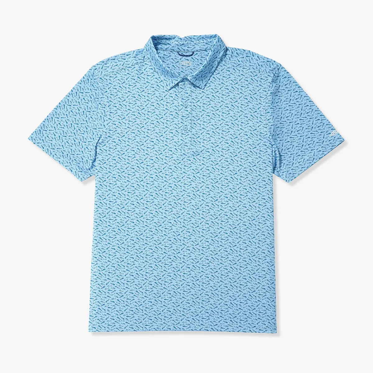 Boatbar Printed Performance Polo Shirt | Dusk 1