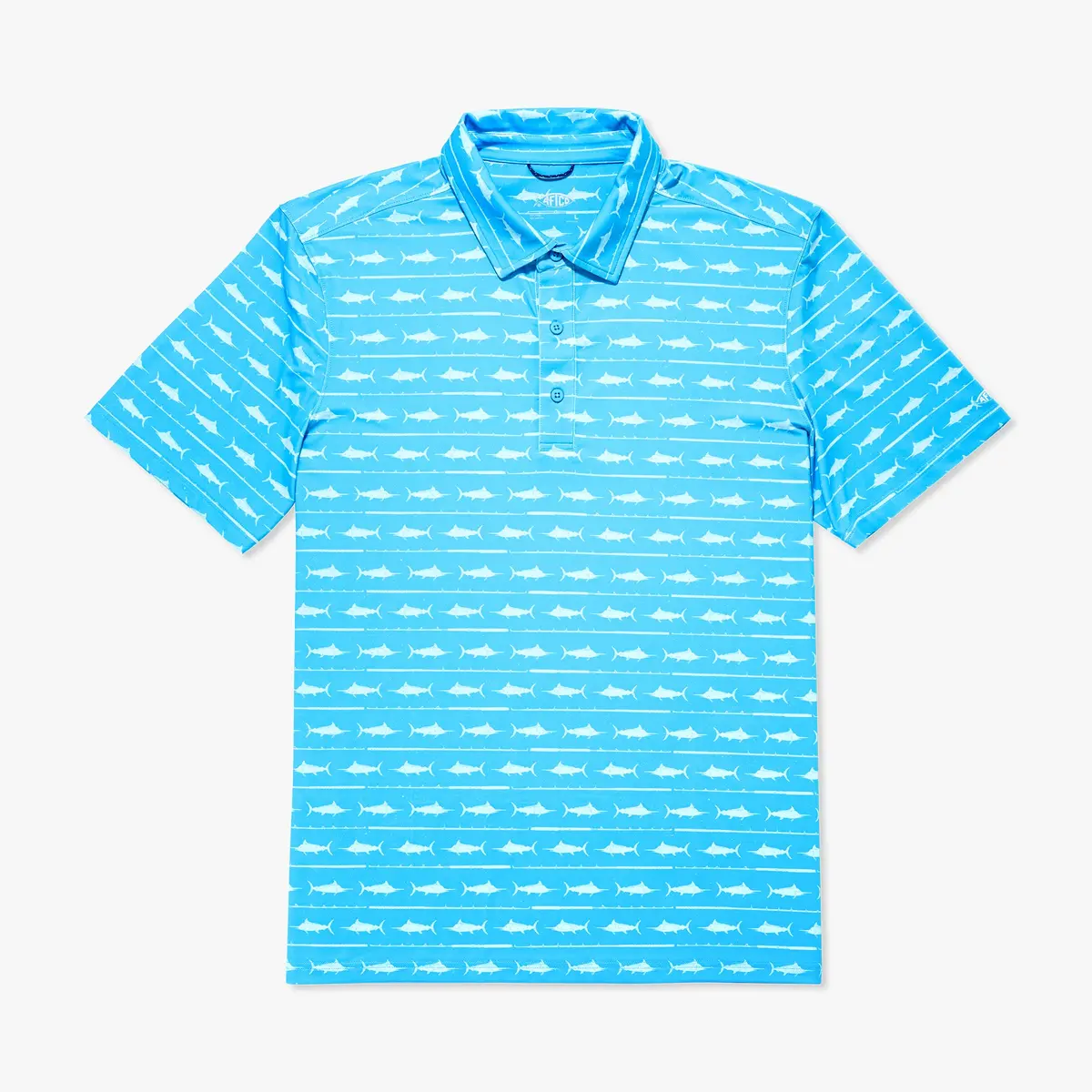 Boatbar Printed Performance Polo Shirt | Quiet Tide 1