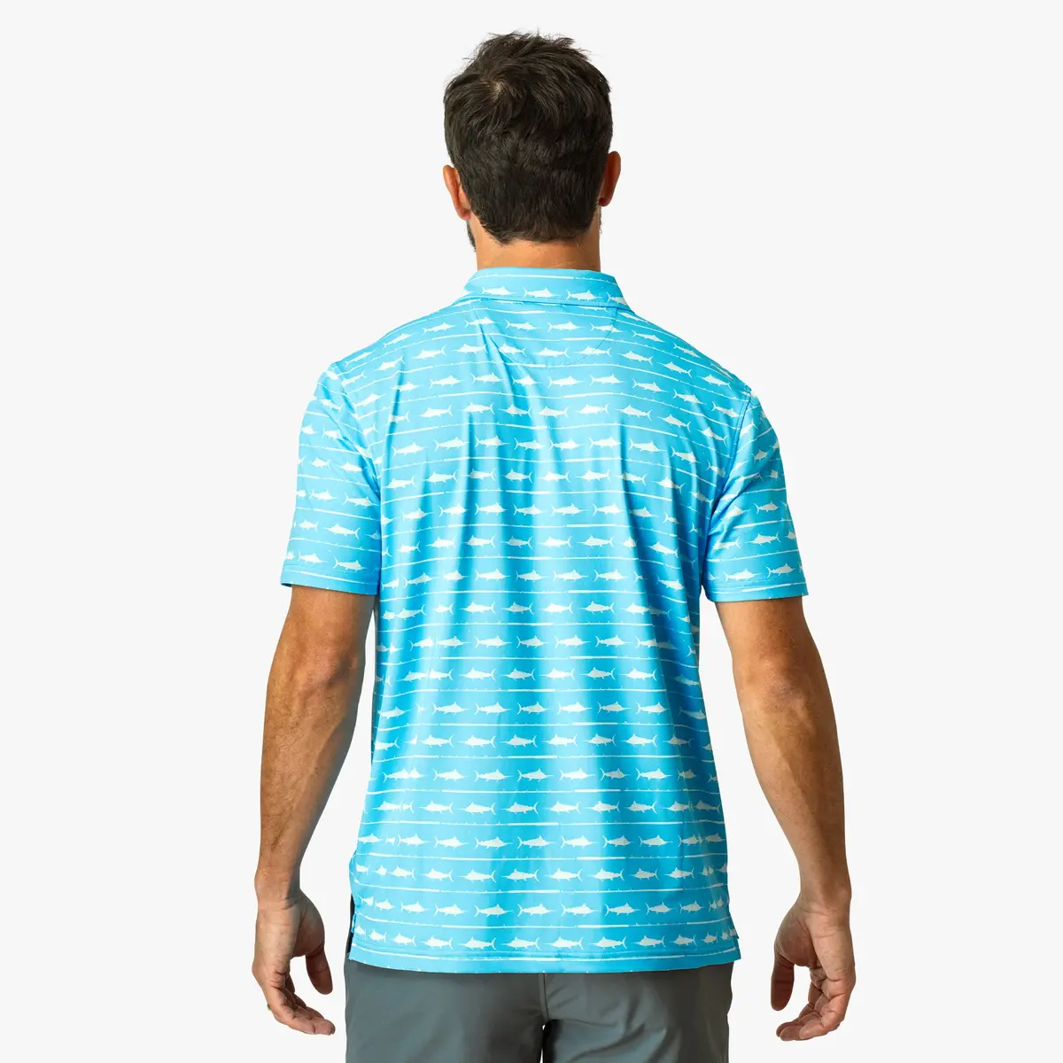 Boatbar Printed Performance Polo Shirt | Quiet Tide 4