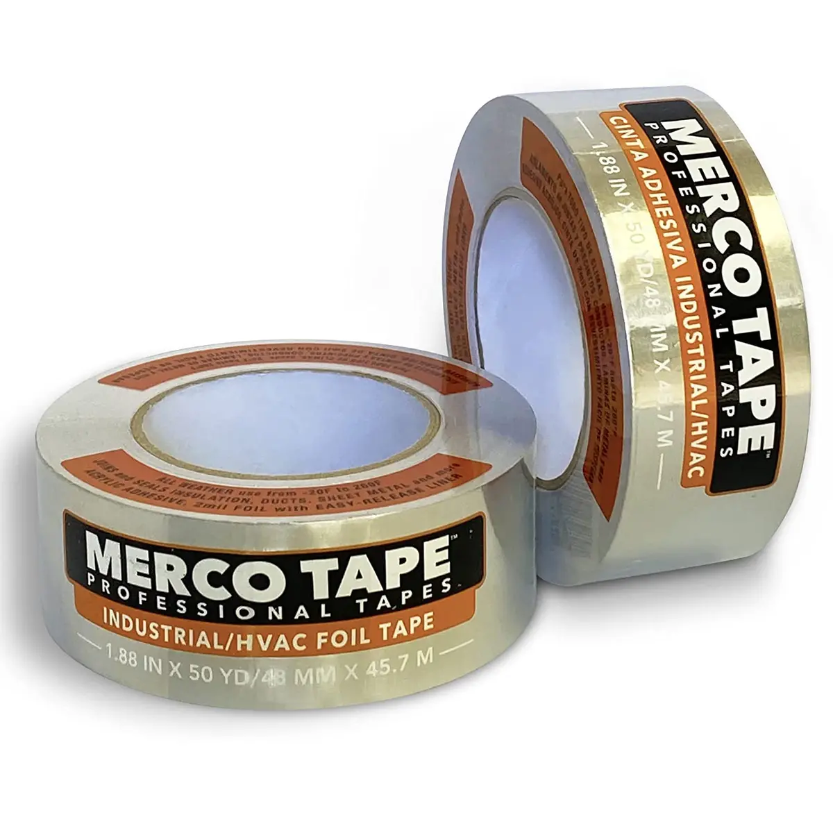 Aluminum Foil Tape - Cold Weather Hvac And Contractor Grade | Merco Tape® M921 1