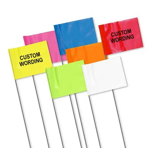 Marking Flags 4X5 Inch And 2.5X3.5 Inch 1