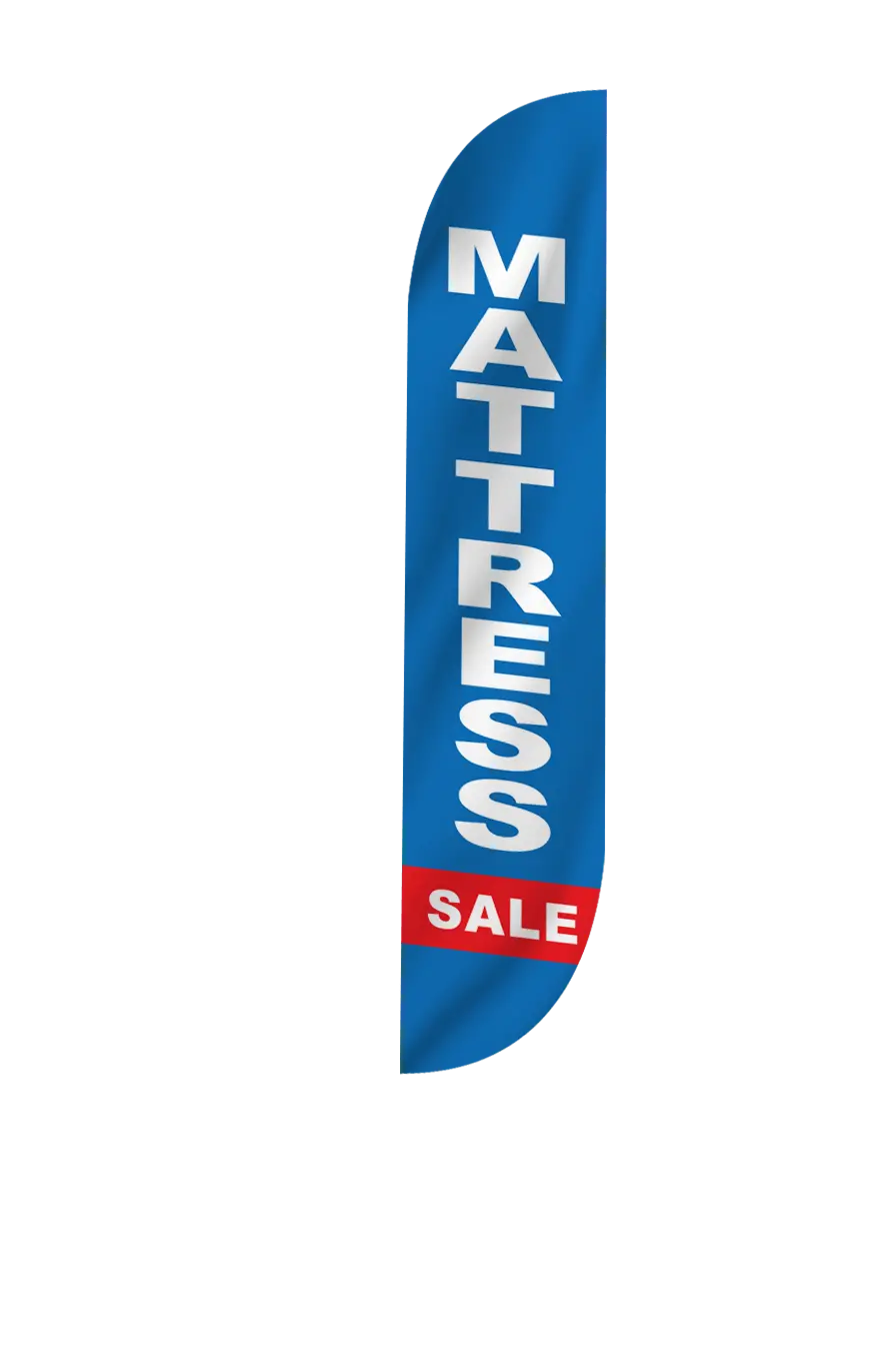Mattress Sale Feather Flag 3