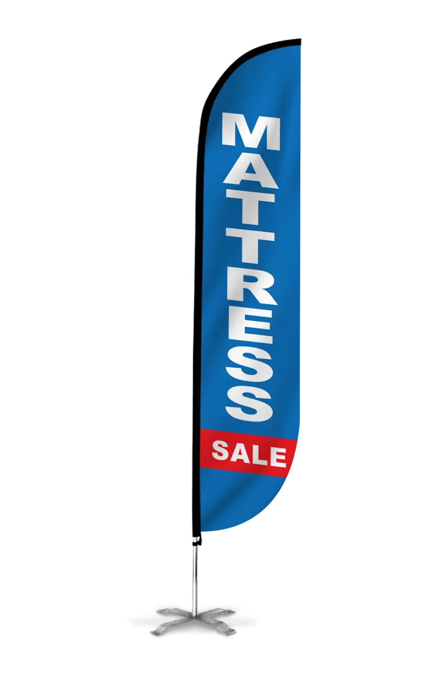 Mattress Sale Feather Flag 2