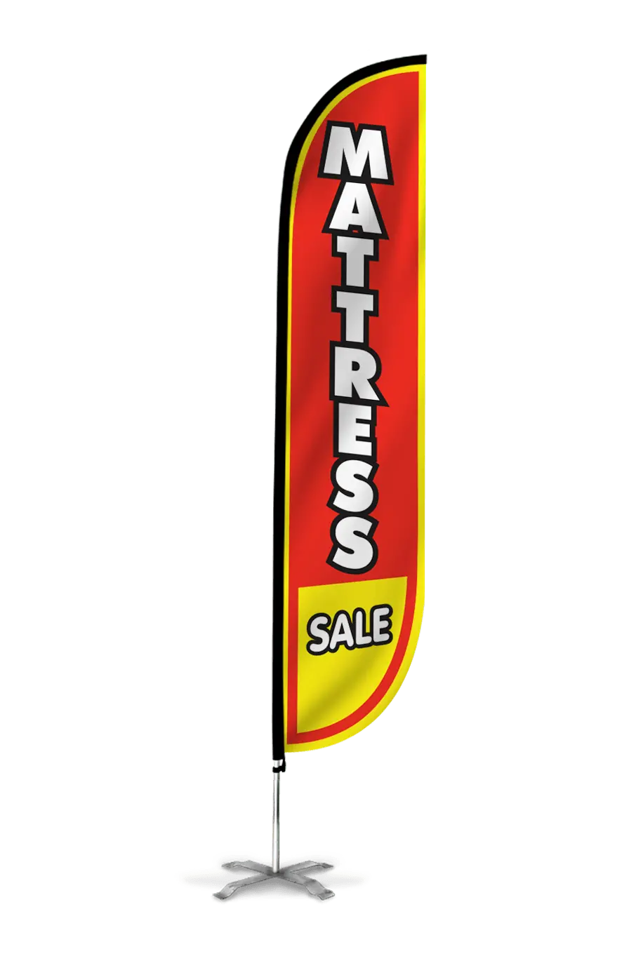 Mattress Sale Feather Flag 3
