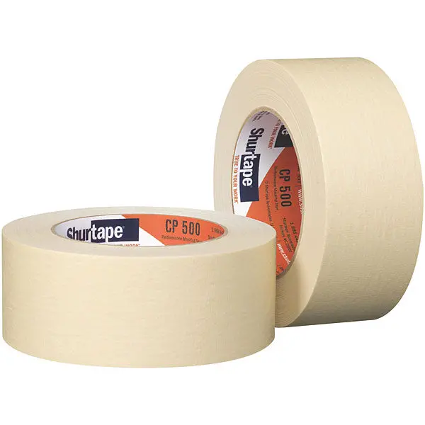 Shurtape CP500 Medium-High Adhesion Masking Tape for Elevated Temperatures