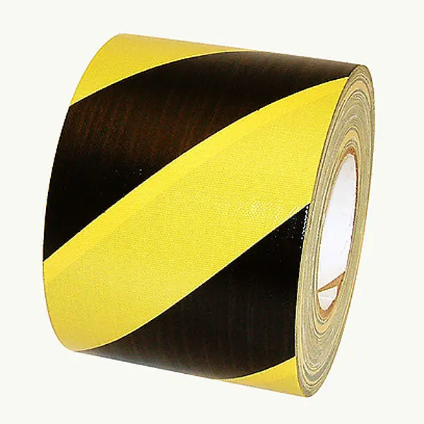 Duct Tape Safety Stripe In Yellow And Black With Cloth Scrim | Merco Tape® M906d 3