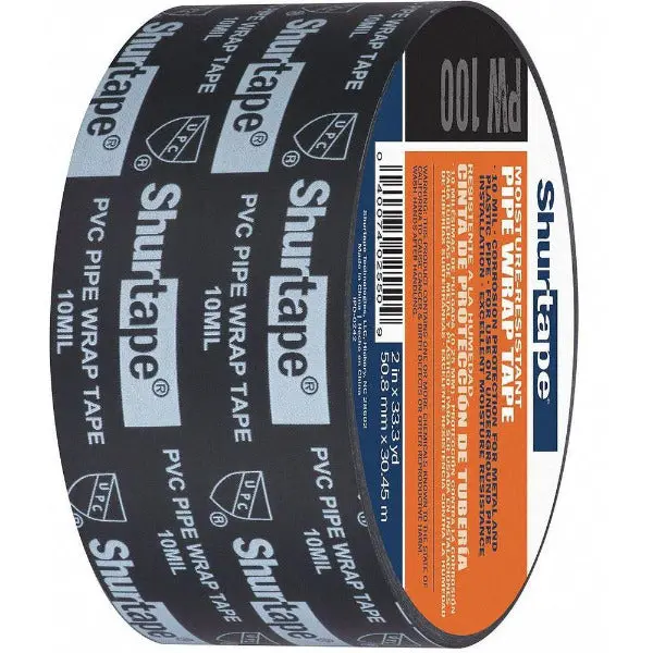 Shurtape Pw 100 Imprinted Corrosion-Resistant Pvc Pipe Wrap Tape 1