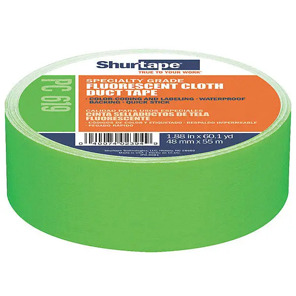 Shurtape Pc619 Fluorescent Cloth Duct Tape 2