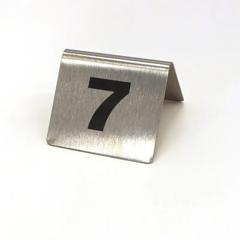 Metal Table Number Tents, #1-25 1