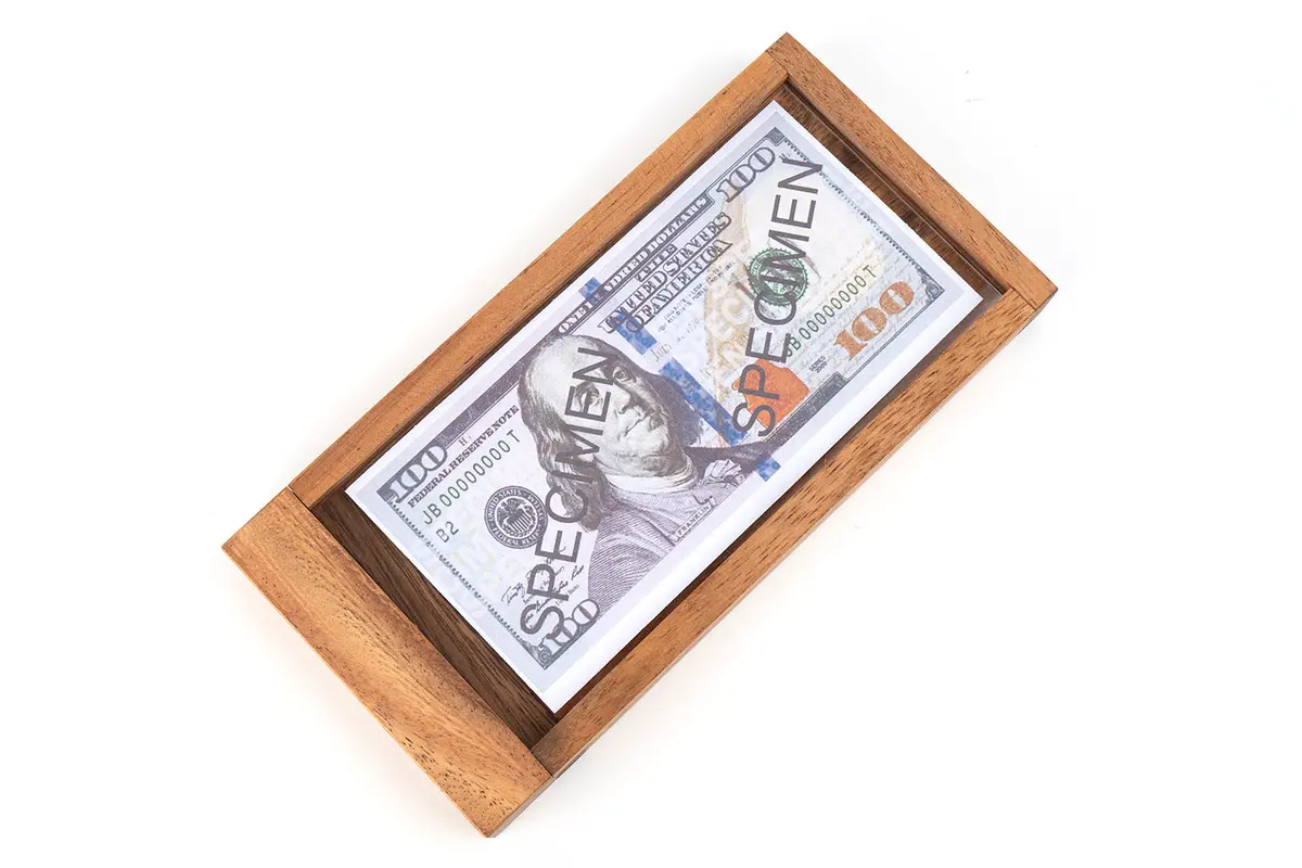Money Puzzle Box Holder 2