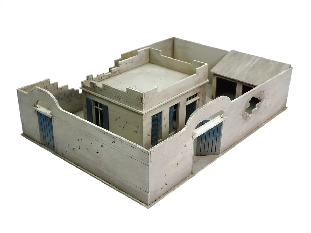 Damaged Compound And House Set 1