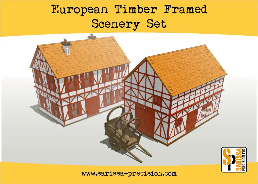 European Timber Frame Scenery Set 1