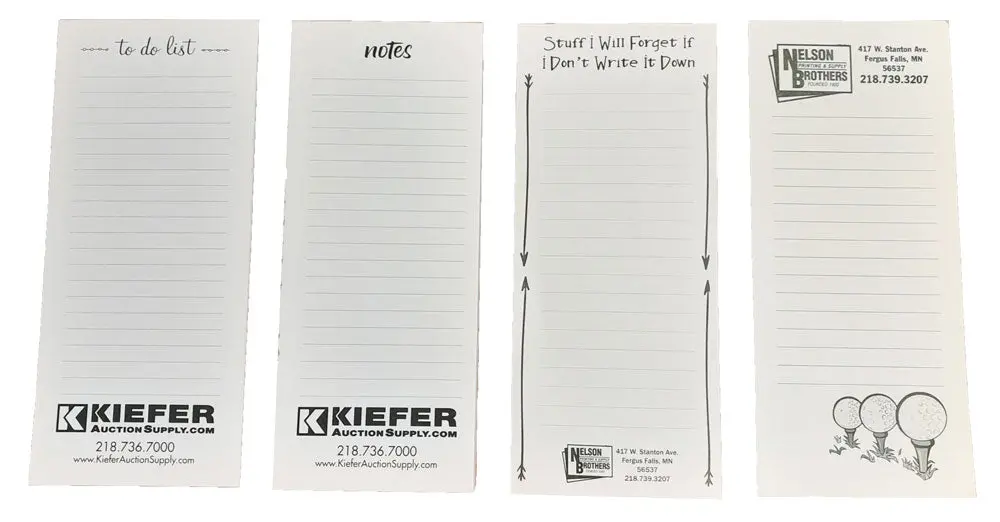 Custom Notepads - (50/Pad) 1
