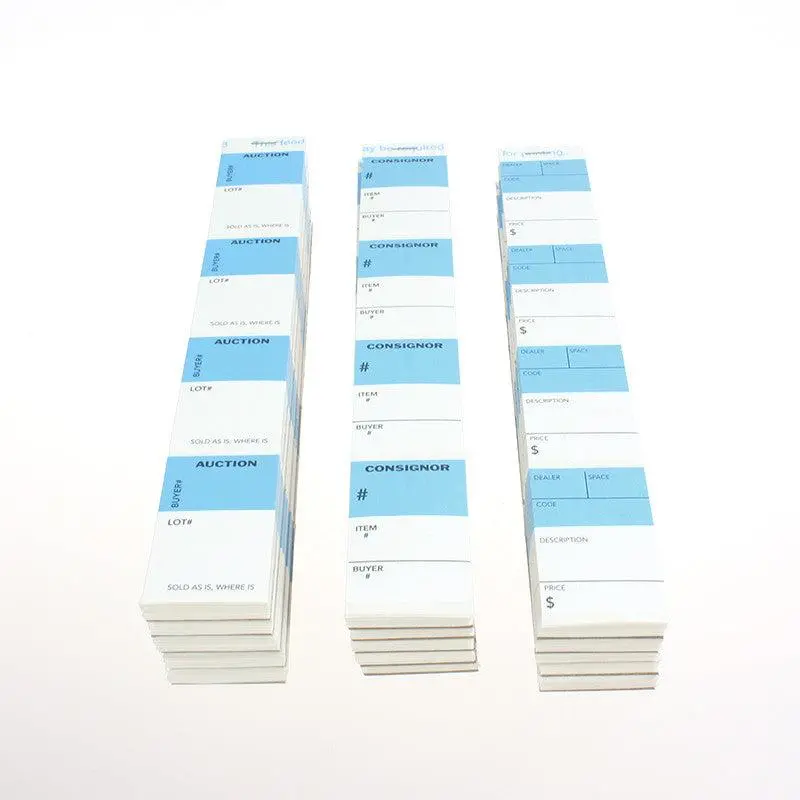 New Blue Top 1-1/2 X 2-1/2 Strip Labels (1000/Pack) 1