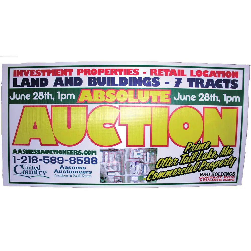 Custom Full-Color Yard Sign (1 Or 2-Sided)(Min. 10) 1