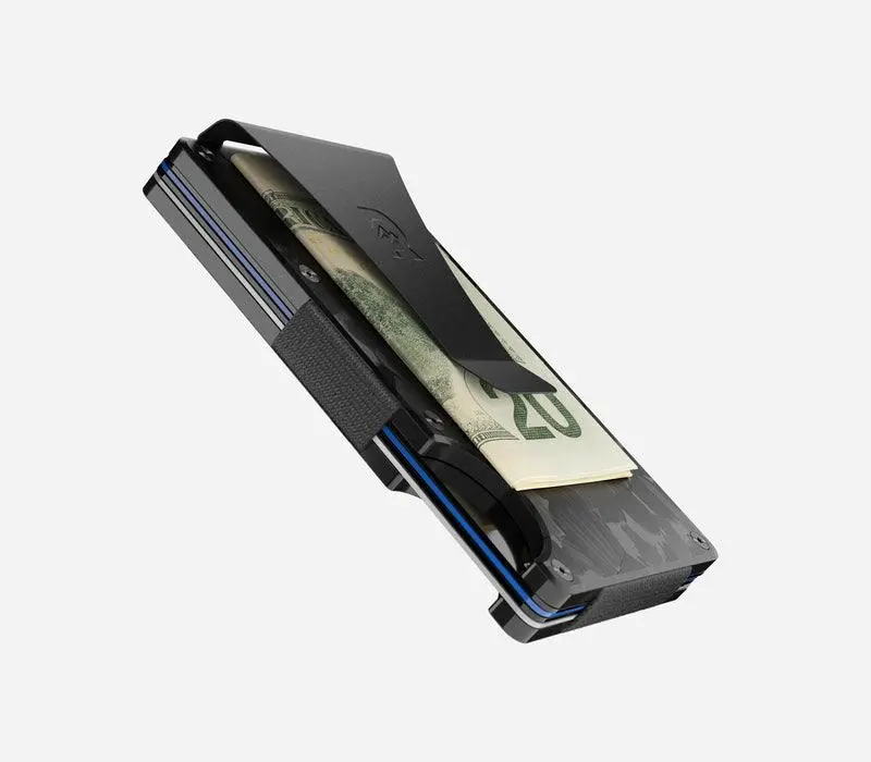 Forged Carbon Wallet - Money Clip 2