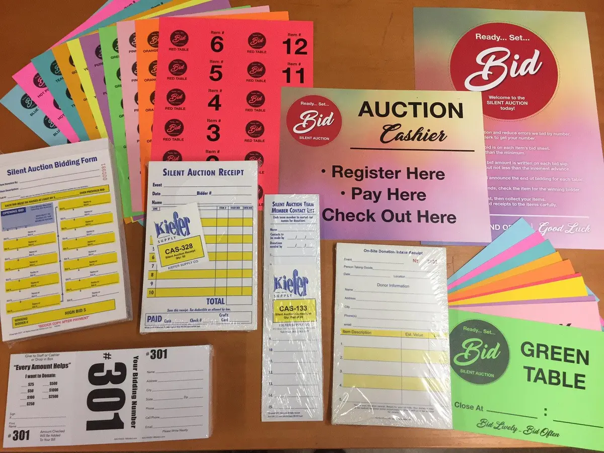 Silent Auction Kit 1