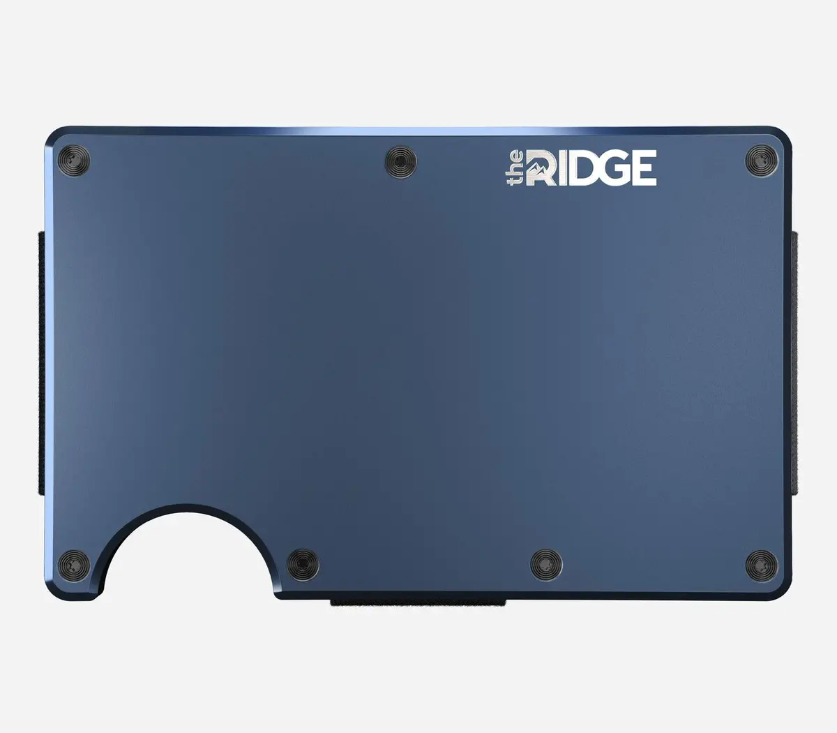 Alpine Navy Aluminum Wallet - Cash Strap 1