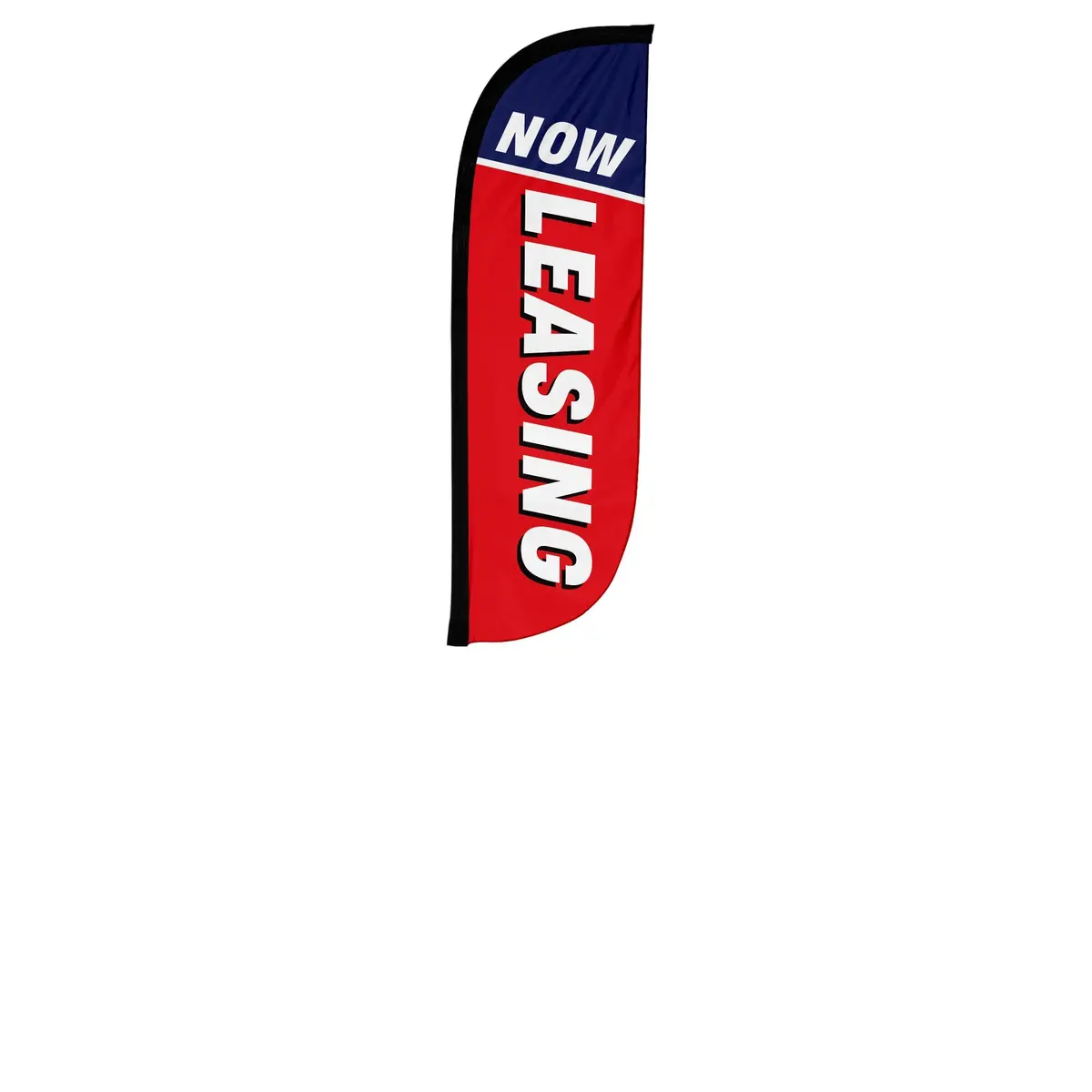 Now Leasing Feather Flag Red/White/Blue 5