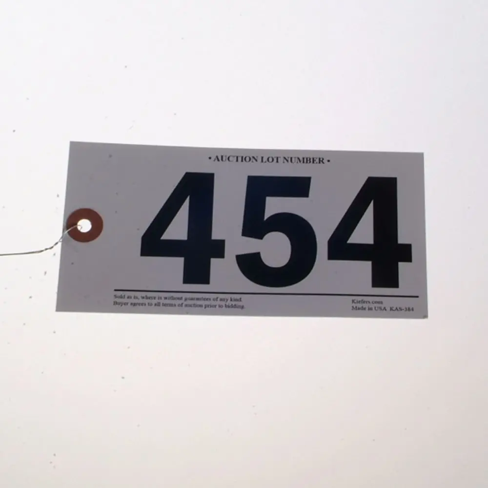 Numbered Power Tag, Size #4, Wired (500/Box) 2