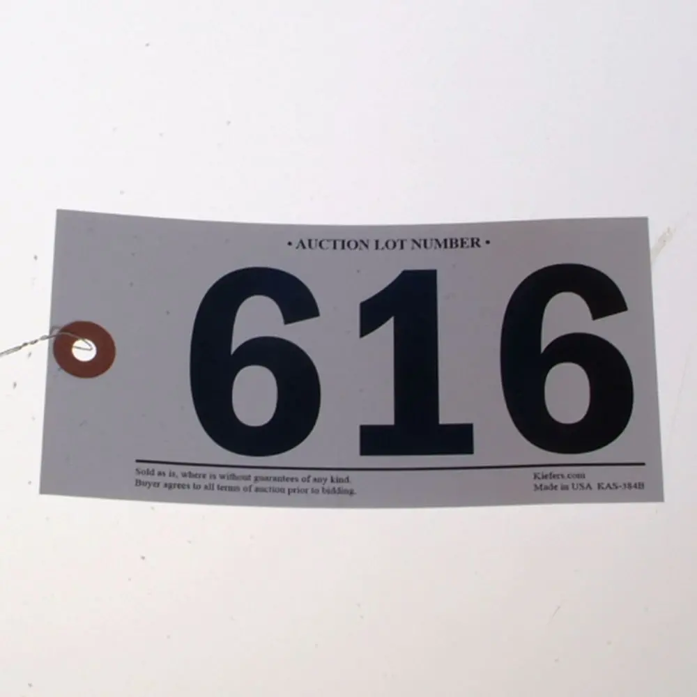 Numbered Power Tag, Size #4, Wired (500/Box) 3