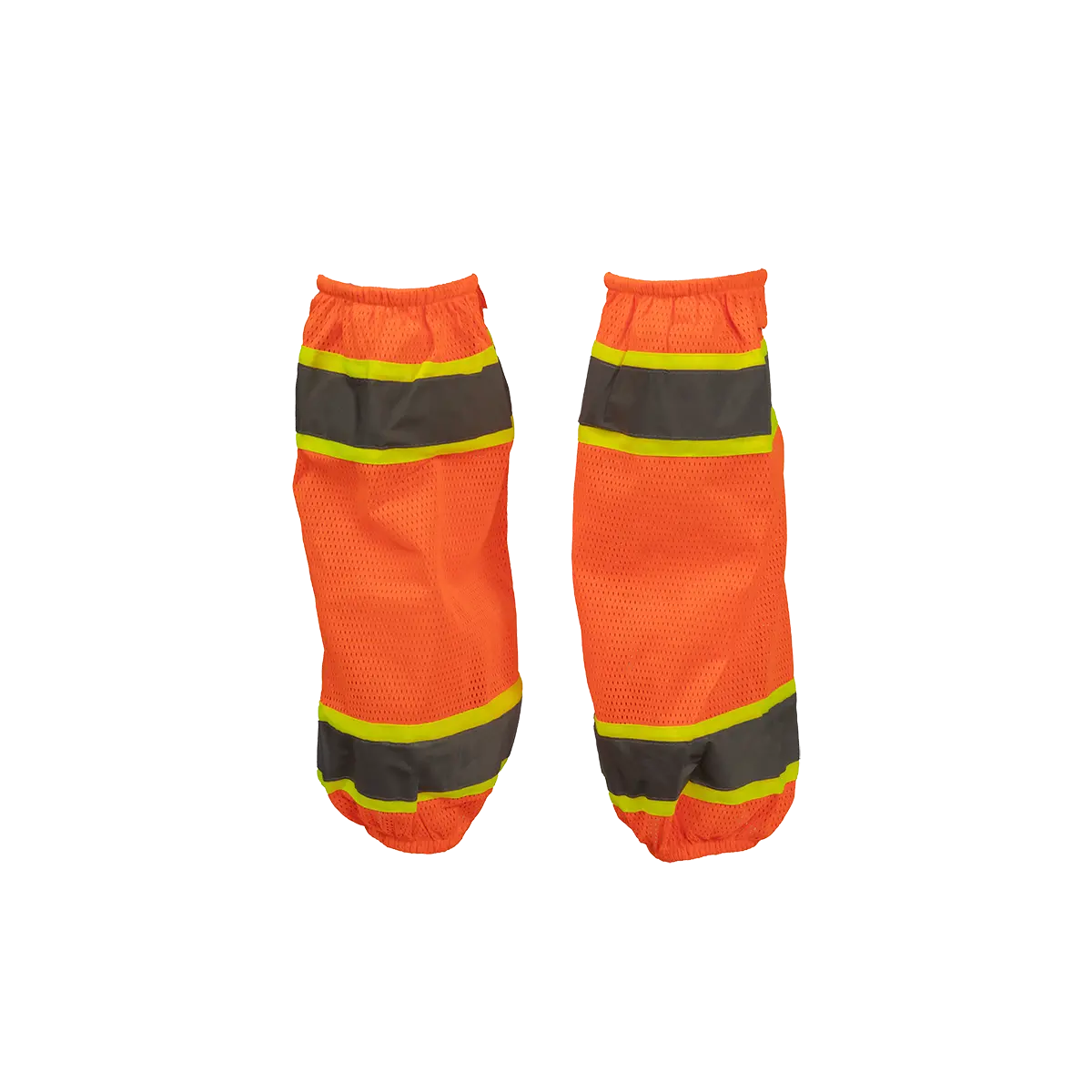 Omgl-Ce Ansi Class E Orange Mesh/Lime Contrast Reflective Leggings With Adjustable Velcro Closures 1
