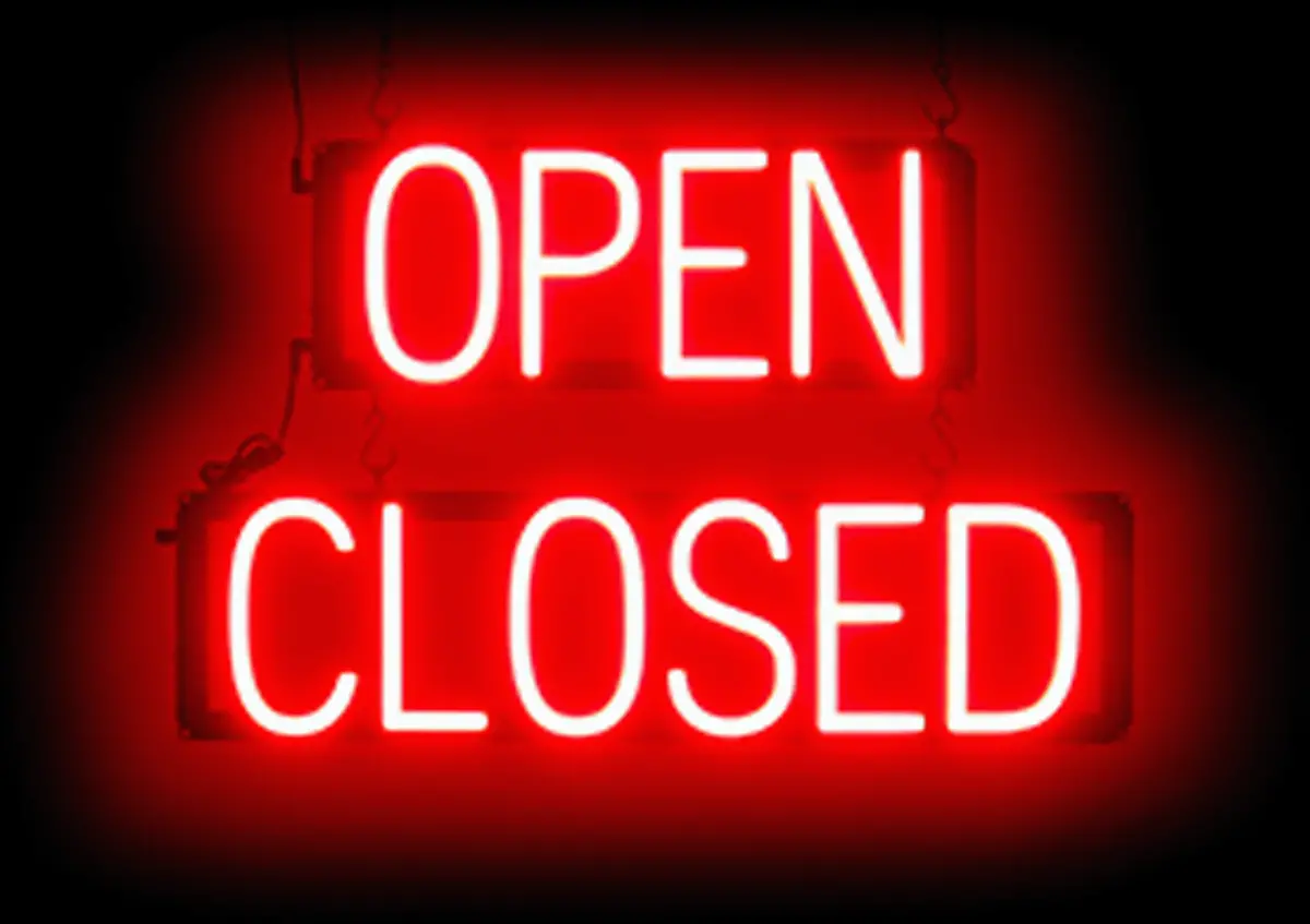 Spellbrite "Open/Closed" Neon Led Sign 1