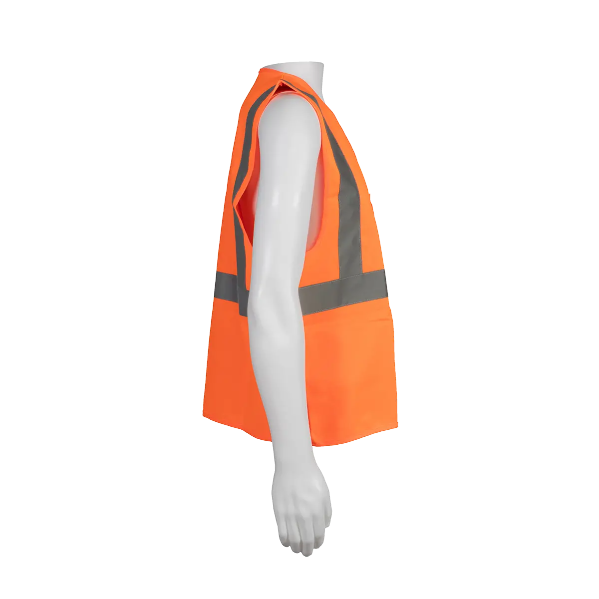 Ov2-Ec Ansi/Isea Economy Class 2 Safety Vest Orange Solid Hook & Loop Front Closure 4