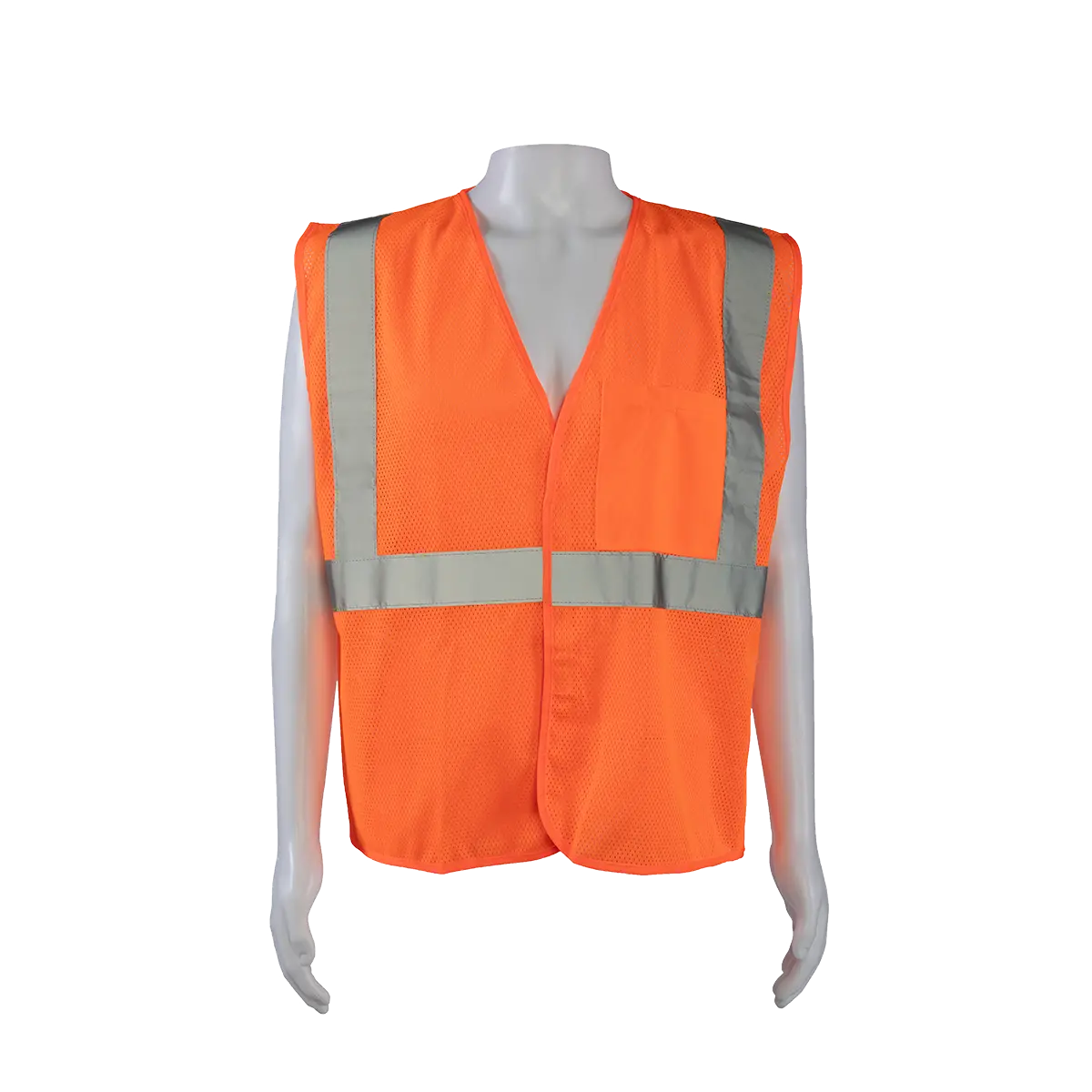 Ovm2-Ec Ansi/Isea Economy Class 2 Safety Vest Orange Mesh 1