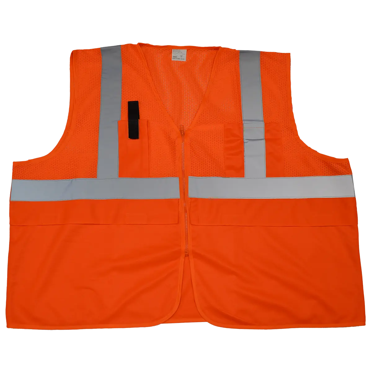 Ov2 Clearance Ansi Class 2 Orange Safety Vest 6