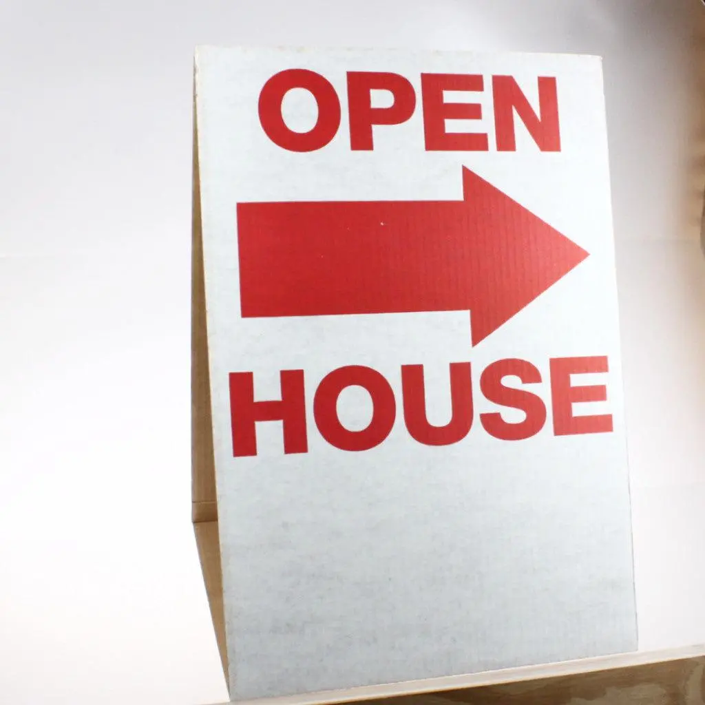 Open House Cardboard Tent Street Signs (5/Pack) 1