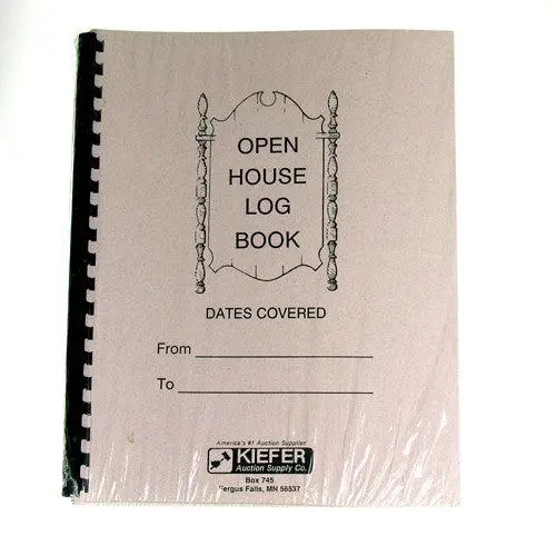 Open House Log Book 1